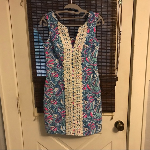 Lilly Pulitzer for Target Dress 20th Anniversary Collection Size 2 Blue Pink - Picture 1 of 7